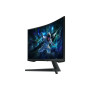 LCD Monitor, SAMSUNG, 27 , 2560 x 1440 pixels, Wide Quad HD, Native aspect ratio 16:9, LED, Curved, LS27CG554EUXEN