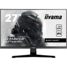 LCD Monitor, IIYAMA, 27, Gaming, Panel IPS, 1920x1080, 16:9, 100Hz, Matte, 1 ms, Speakers, Tilt, Colour Black, G2745HSU-B1