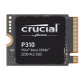 SSD, CRUCIAL, P310, 1TB, M.2, PCIe Gen4, NVMe, 3D NAND, Write speed 6000 MBytes/sec, Read speed 7100 MBytes/sec, TBW 220 TB, CT1000P310SSD2