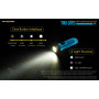 FLASHLIGHT T SERIES 300 LUMENS/TIKI GITD BLUE NITECORE