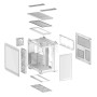 Case, ASUS, TUF Gaming GT502 Horizon, MidiTower, Case product features Transparent panel, Not included, ATX, MicroATX, MiniITX, Colour White, TUFGAMGT502HORIZONWHT