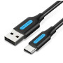 CABLE USB2.0 TO USB-C/1.5M BLACK COKBG VENTION