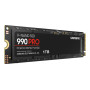 SSD, SAMSUNG, 990 PRO, 1TB, M.2, PCIE, NVMe, MLC, Write speed 6900 MBytes/sec, Read speed 7450 MBytes/sec, 2.3mm, TBW 600 TB, MTBF 1500000 hours, MZ-V9P1T0BW