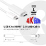 CABLE USB-C TO HDMI 1.8M/M/M CAC-1514 CLUB3D