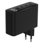 CHARGER USB 100W 4PORT GAN/TA-UC-PDQC100LCD-01-BK GEMBIRD