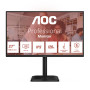 LCD Monitor, AOC, 27 , 1920 x 1080 pixels, Full HD, Native aspect ratio 16:9, LED, Flat, 27E4U
