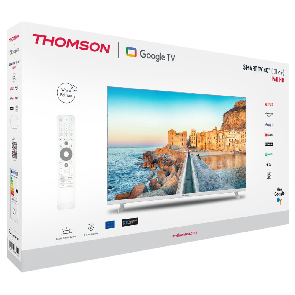 TV Set, THOMSON, 40 , Full HD, 1920 x 1080 pixels, Flat, 16:9, LCD, 40FG2S15W TV Set, THOMSON, 40 , Full HD, 1920 x 1080 pixels, Flat, 16:9, LCD, 40FG2S15W