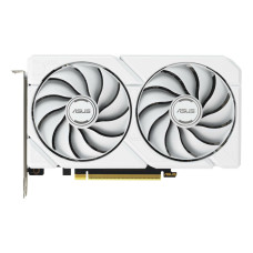 Graphics Card, ASUS, AMD, Radeon RX 9060 XT, 16 GB, GDDR6, PCI Express 5.0, Active, DUAL-RX9060XT-16G-WH