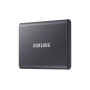 External SSD, SAMSUNG, T7, 500GB, USB 3.2, Write speed 1000 MBytes/sec, Read speed 1050 MBytes/sec, MU-PC500T/WW