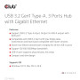 I/O HUB USB3.2 3PORT/CSV-1430A CLUB3D