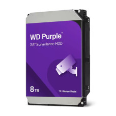 HDD, WESTERN DIGITAL, Purple, 8TB, SATA 3.0, 256 MB, 5640 rpm, 3,5, WD85PURZ