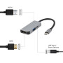 I/O ADAPTER USB-C TO HDMI/USB3/3IN1 A-CM-COMBO3-02 GEMBIRD