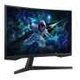 LCD Monitor, SAMSUNG, LS27CG552EUXEN, 27, Gaming/Curved, Panel VA, 2560x1440, 16:9, 165 Hz, Matte, 1 ms, Height adjustable, Colour Black, LS27CG552EUXEN