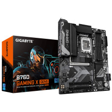 Mainboard, GIGABYTE, Intel B760 Express, LGA1700, ATX, Memory DDR5, Memory slots 4, B760GAMINGXGEN5