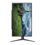 LCD Monitor, LG, 27, Panel IPS, 2560x1440, 16:9, 180Hz, 1 ms, Pivot, Height adjustable, Tilt, Colour Black, 27GS85Q-B