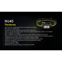 HEADLAMP NU SERIES 1000 LUMENS/NU40 NITECORE