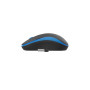MOUSE USB OPTICAL WRL BLACK/BLUE MUSW-4B-03-B GEMBIRD