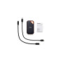 External SSD, SANDISK, Extreme Pro, 4TB, USB-C, Write speed 2000 MBytes/sec, Read speed 2000 MBytes/sec, SDSSDE81-4T00-G25