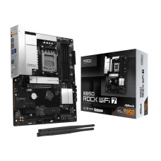 Mainboard, ASROCK, AMD B850, Socket AM5, ATX, RAM DDR5-SDRAM, 4xSlots, Wi-Fi Yes, Bluetooth Yes, B850ROCKWIFI7