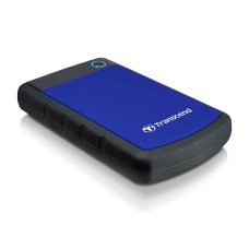 External HDD, TRANSCEND, StoreJet, 2TB, USB 3.0, Colour Blue, TS2TSJ25H3B