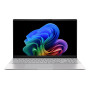 Notebook, ASUS, VivoBook Series, S 15 OLED, S5507QA-MA001W, CPU Qualcomm Snapdragon, X1E78100, 3400 MHz, 15.6, 2880x1620, RAM 32GB, LPDDR5x, SSD 1TB, Qualcomm Adreno, Integrated, ENG, Card Reader micro SD, Windows 11 Home, Silver, 1.5 kg, 90NB14Q2-M006N0