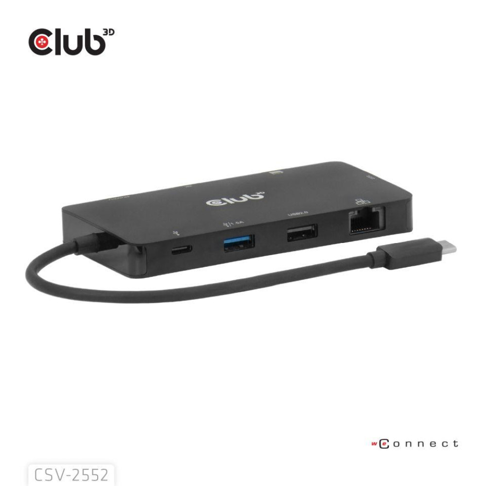 I/O HUB 9IN1 USB-C/100W CSV-2552 CLUB3D I/O HUB 9IN1 USB-C/100W CSV-2552 CLUB3D