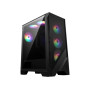 Case, MSI, MAG FORGE 120A AIRFLOW, MidiTower, Not included, ATX, MicroATX, MiniITX, Colour Black, MAGFORGE120AAIRFLOW