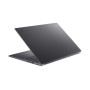 Notebook, ACER, Aspire, Aspire 16 AI, A16-11M-X9L6, CPU Qualcomm Snapdragon, X X1-26-100, 3000 MHz, 16, 1920x1200, RAM 32GB, LPDDR5x, SSD 1TB, Qualcomm Adreno GPU, Integrated, ENG, Card Reader microSD, Windows 11 Home, Steel Grey, 1.55 kg, NX.JLNEL.002