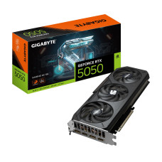 Graphics Card, GIGABYTE, NVIDIA GeForce RTX 5050, 8 GB, GDDR6, 128 bit, PCIE 5.0 16x, GPU 2632 MHz, Triple slot Fansink, GV-N5050GAMINGOC-8GD1.0