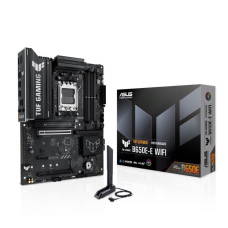 Mainboard, ASUS, AMD B650, ATX, Memory DDR5, Memory slots 4, 1xPCI-Express 4.0 1x, 1xPCI-Express 4.0 16x, 1xPCI-Express 5.0 16x, 3xM.2, 1xHDMI, 1xDisplayPort, 3xUSB 2.0, 3xUSB 3.2, 2xUSB-C, 3xAudio port, TUFGAMINGB650E-EWIFI