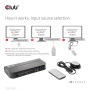 VIDEO SWITCH KVM DP/HDMI/CSV-7210 CLUB3D