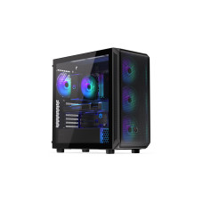 Case, ENDORFY, Arx 700 ARGB, MidiTower, Case product features Transparent panel, Not included, ATX, MicroATX, MiniITX, Colour Black, EY2A013
