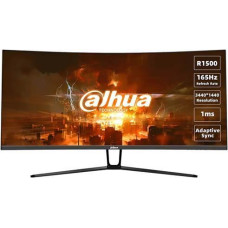 LCD Monitor, DAHUA, DHI-LM34-E330C, 34, Gaming/Curved/21 : 9, Panel VA, 3440x1440, 21:9, 165Hz, 1 ms, Tilt, Colour Black, LM34-E330C