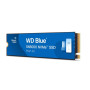 SSD, WESTERN DIGITAL, Blue SN5000, 500GB, M.2, PCIe Gen4, NVMe, Write speed 4000 MBytes/sec, Read speed 5000 MBytes/sec, 2.38mm, TBW 300 TB, WDS500G4B0E