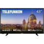TV Set,TELEFUNKEN,43,4K/Smart,3840x2160,Wireless LAN,Bluetooth,Android TV,Black,43UG8460