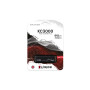 SSD, KINGSTON, KC3000, 512GB, M.2, NVMe, 3D TLC, Write speed 3900 MBytes/sec, Read speed 7000 MBytes/sec, TBW 400 TB, MTBF 1800000 hours, SKC3000S/512G