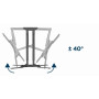 TV SET ACC WALL MOUNT 32-60/WM-60ST-01 GEMBIRD