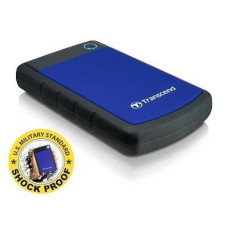 External HDD,TRANSCEND,StoreJet,1TB,USB 3.0,Colour Blue,TS1TSJ25H3B