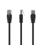 PATCH CABLE CAT5E UTP 0.25M/BLACK PP12-0.25M/BK GEMBIRD