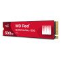 SSD, SANDISK, Red SN700, POWERED BY SANDISK, 500GB, M.2, NVMe, Write speed 2600 MBytes/sec, Read speed 3430 MBytes/sec, WDS500G1R0C