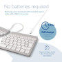 KEYBOARD WRL SPLIT BREAK/WHITE RGOSBUKWLWH R-GO TOOLS