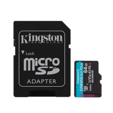 MEMORY MICRO SDXC 64GB UHS-I/W/ADAPTER SDCG4/64GB KINGSTON