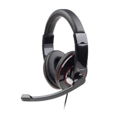 HEADSET STEREO USB BLACK/MHS-U-001 GEMBIRD