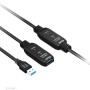 CABLE USB3.2 REPEATER 10M/M/F CAC-1405 CLUB3D