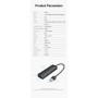 I/O HUB 4-IN-1 USB3.0/0.5M CHLBD VENTION