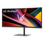 LCD Monitor, LG, 34 , 3440 x 1440 pixels, Native aspect ratio 21:9, Curved, 34G630A-B
