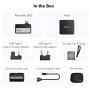 External SSD, LEXAR, SL400 with Hub, 1TB, Write speed 1000 MBytes/sec, Read speed 1050 MBytes/sec, LSL400S001T-RNBNG