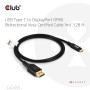 CABLE USB-C TO DP 1M/M/M CAC-1559 CLUB3D