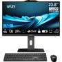 Monoblock PC, MSI, CPU Intel, Intel® CoreT i7, i7-14700, RAM 16 GB, DDR5-SDRAM, Screen 23.8 , Touchscreen Yes, 1920 x 1080 pixels, Storage 1000 GB, SSDs 1000 GB, Not available, On-board graphics Yes, Intel UHD Graphics 770, Black, PROAP242P14M-1096XEU