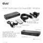 VIDEO SWITCH KVM HDMI 2PORT/CSV-1382 CLUB3D